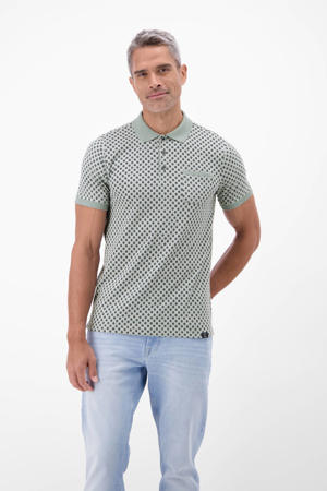 regular polo grijsblauw