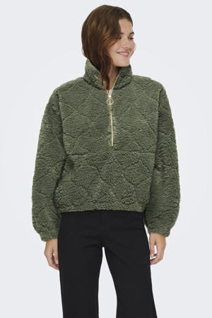 fleecetrui groen