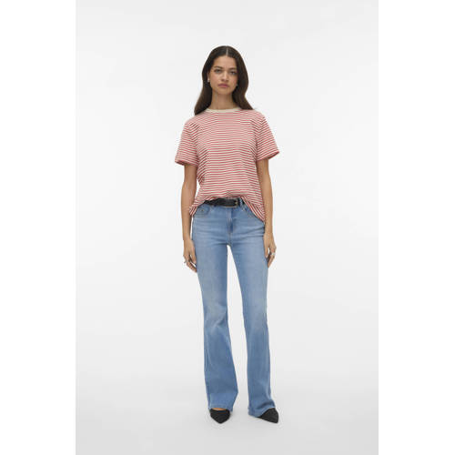 AWARE gestreepte T-shirt rood afbeelding