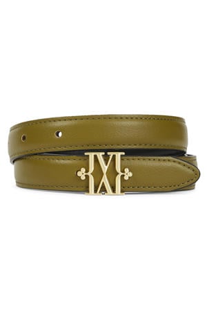reversible riem Dorissa olijfgroen