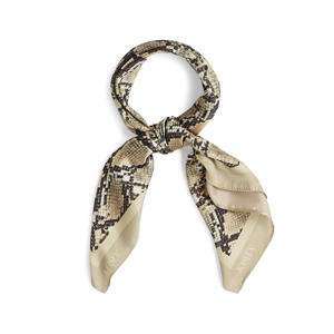 sjaal met slangenprint Desie beige