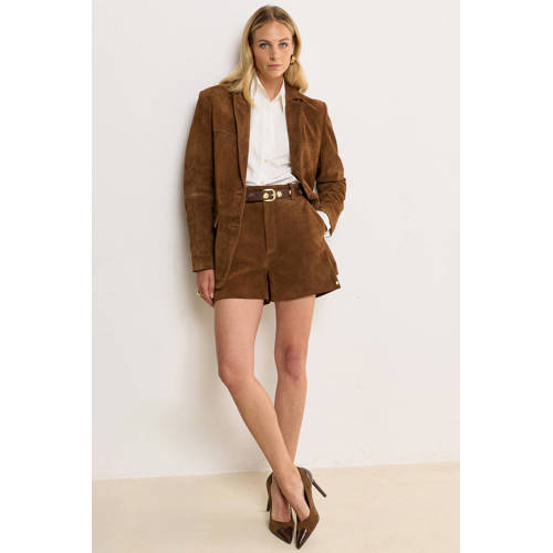 JOSH V riem Stella met studs bruin afbeelding