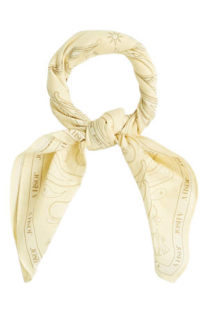 bandana Isolde geel