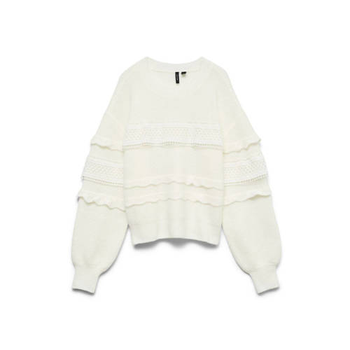 VERO MODA top wit gebreid afbeelding