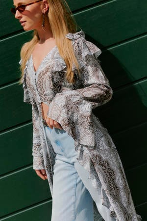 blousejurk lichtblauw