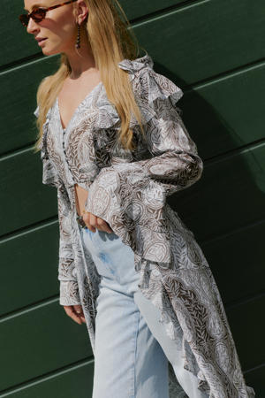 blousejurk lichtblauw