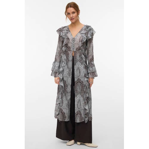 VERO MODA x Noor de Groot blousejurk lichtblauw afbeelding
