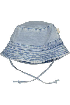 denim zonnehoed light wash