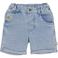 BESS regular waist short light blue denim