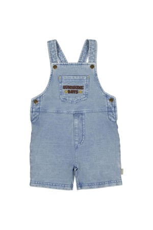 denim regular tuinbroek blauw