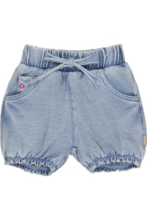 denim regular waist short blauw