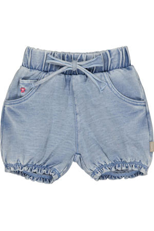 denim regular waist short blauw