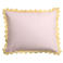 NOUS Living katoenen kussensloop lichtroze - scalloped edge (60x70 cm)