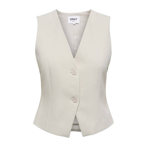 ONLY gilet ecru afbeelding