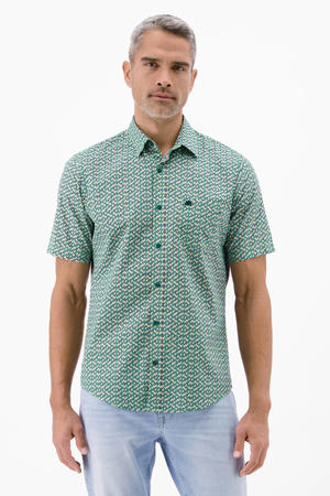 regular casual overhemd groen