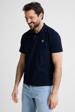 regular polo donkerblauw