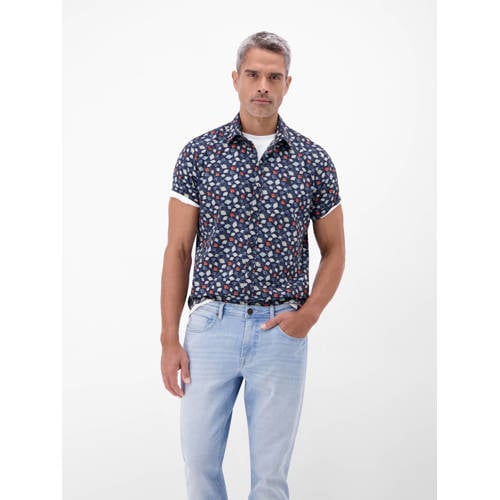 LERROS regular casual overhemd blauw afbeelding
