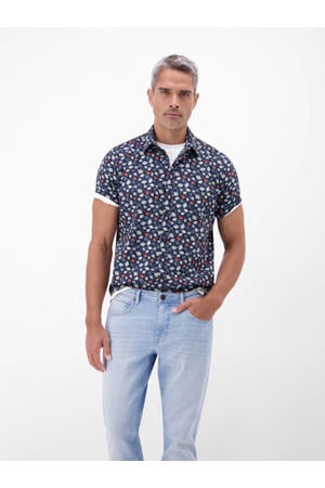 regular casual overhemd blauw