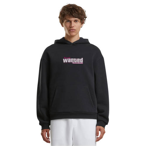 Mister Tee hoodie met backprint zwart afbeelding