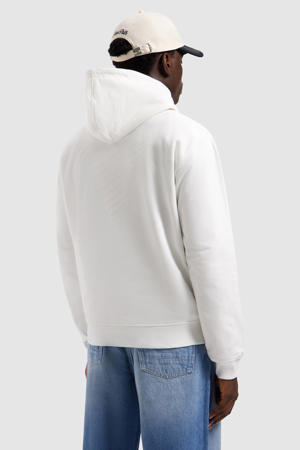 hoodie met backprint wit