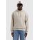 Pure Path hoodie met backprint beige
