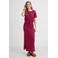 Anytime maxi jurk fuchsia