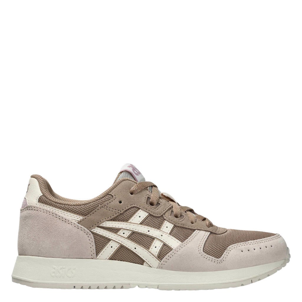 Bruin en ecru dames ASICS Lyte Classic sneakers van suède/voering: mesh/voetbed: eva met veters