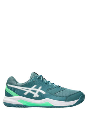 Gel-Dedicate 8 padelschoenen groen/wit