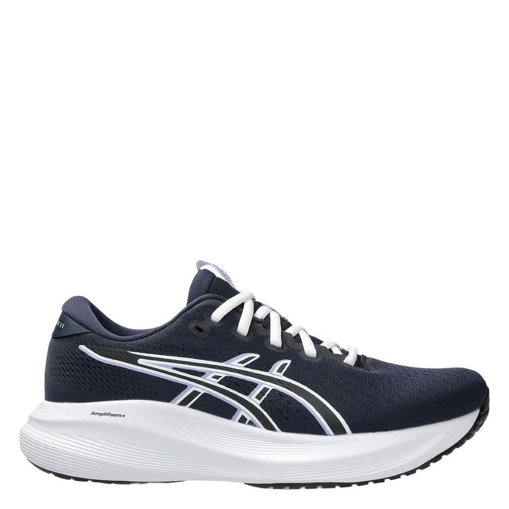 Donkerblauw en witte dames ASICS Gel-Excite 11 hardloopschoenen - van mesh/voering: mesh/voetbed: eva met veters