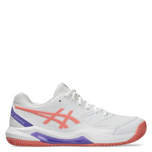 padelschoenen wit/koraalrood