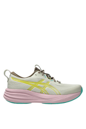 GEL-Pulse 17 hardloopschoenen ecru/roze/geel