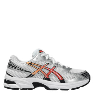 Gel-1130 sneakers wit/oranjerood