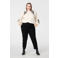 MS Mode sweater ecru broderie