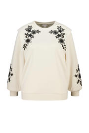 thumbnail: MS Mode sweater ecru broderie