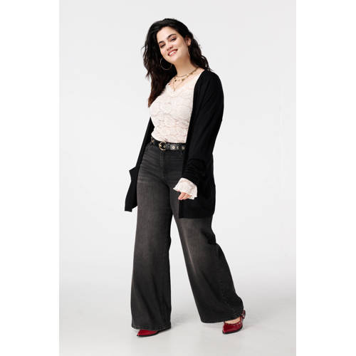 MS Mode lang vest zwart afbeelding