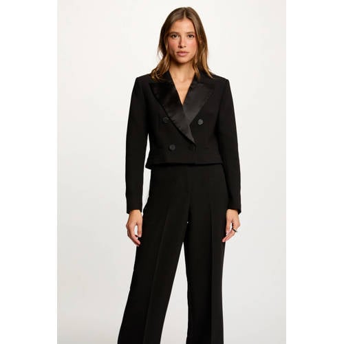 Morgan cropped blazer zwart afbeelding
