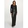 Morgan maxi jurk met glitter zwart