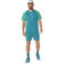 ASICS sportshirt aqua/groen