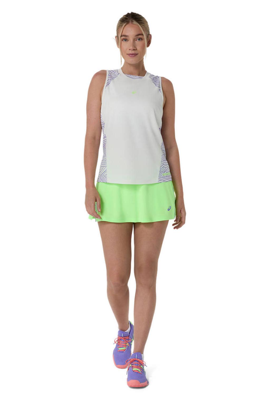 Groene dames ASICS sportskort van polyester