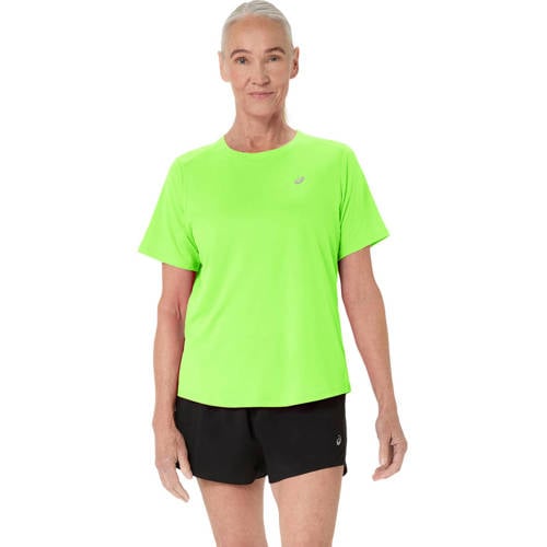 ASICS hardloopshirt Core neongroen afbeelding