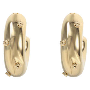 gold plated oorbellen BJ15712