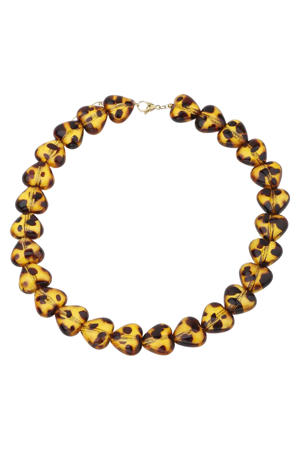 gold plated ketting Leopard