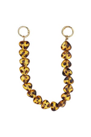 telefoonkoord Leopard bruin