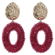thumbnail: Candy Sweet Jewellery oorbellen CS22788 goudkleurig/roze