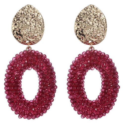 Candy Sweet Jewellery oorbellen CS22788 goudkleurig/roze afbeelding