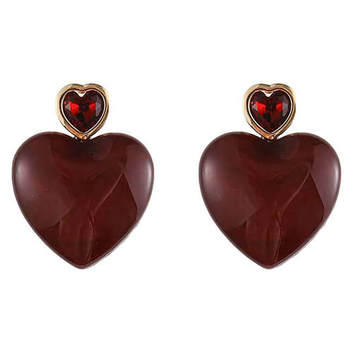 Candy Sweet Jewellery oorbellen CS24199 donkerrood afbeelding