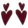 Candy Sweet Jewellery oorbellen CS22757 donkerrood