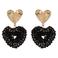 Candy Sweet Jewellery oorbellen CS24245 goudkleurig/zwart