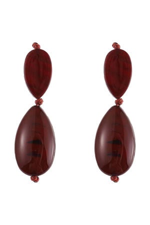 oorbellen CS24212 donkerrood