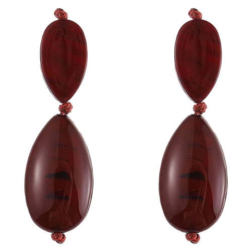 Candy Sweet Jewellery oorbellen CS24212 donkerrood afbeelding